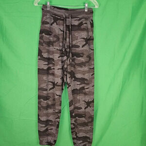 Rails Womens Black Gray Kingston Iron‎ Camo Jogger Pants XS